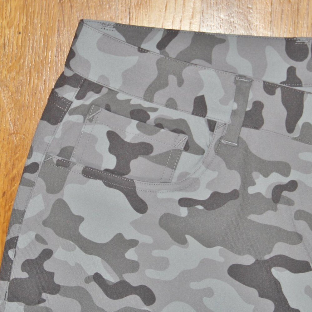 G/Fore 5 Pocket Golf Trouser Pants Mens 34x32 Grey Camo Stretch - Picture 5 of 8